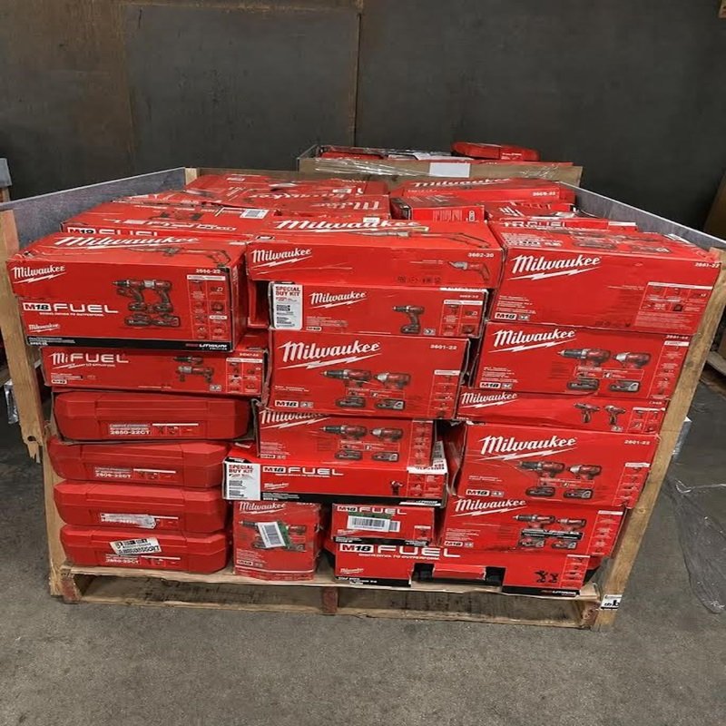 Milwaukee Paletten kaufen ab Zentrallager Deutschland Einheiten 30