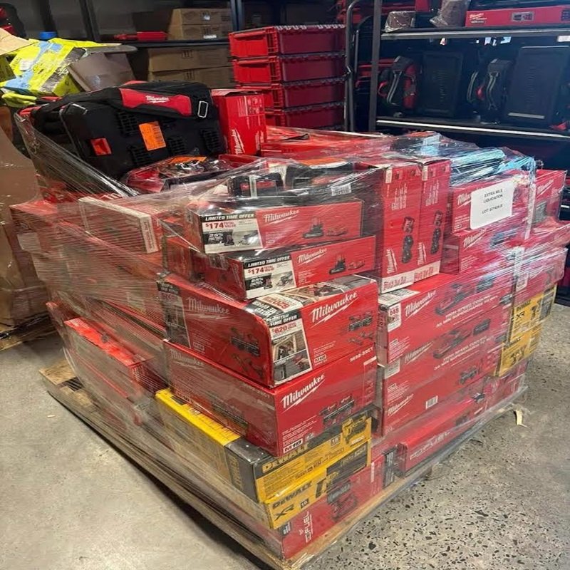 Milwaukee Paletten kaufen ab Zentrallager Deutschland – 30–60 Einheiten